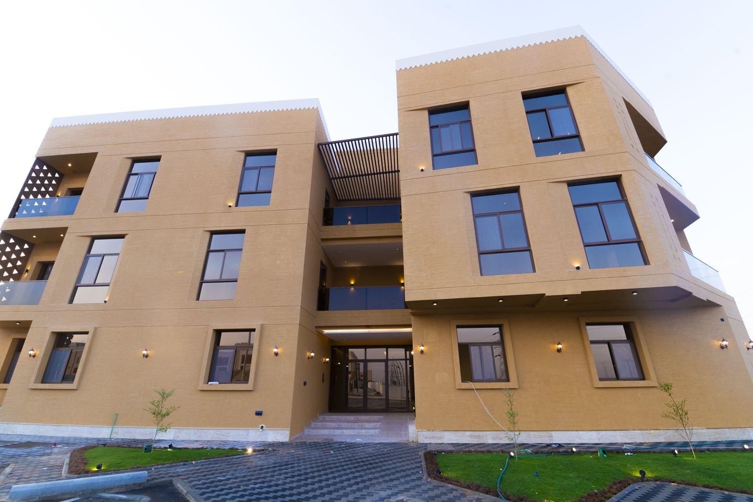Main entrance elevation